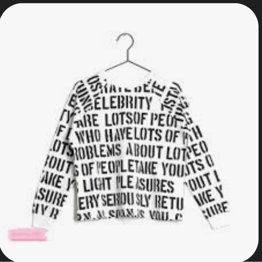 Graphic Print Black and White Top by wolf and Rita